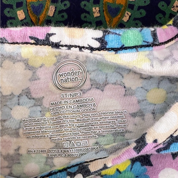 Wonder Nation 3T floral casual dress. Great pre-loved condition! ~ BUNDLE ~ SAVE - Picture 2 of 3